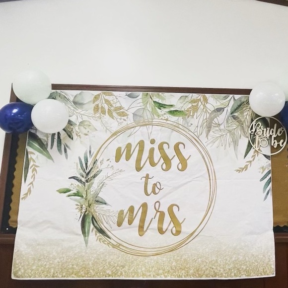 Miss to Mrs backdrop for Bridal Shower - Picture 5 of 8